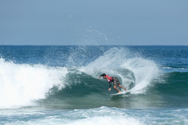 Filipe Toledo at the Rip Curl Narrabeen Classic in Sydney, April 2021.   (Photo by Cameron Spencer/Getty Images)