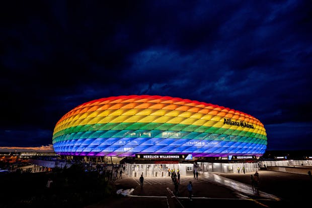 Allianz Arena in Munich, Germany (by Markus Gilliar/Getty Images)
