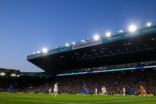 The Jack Charlton Stand at Elland Road, home of Leeds United (by Robbie Jay Barratt - AMA/Getty Images)
