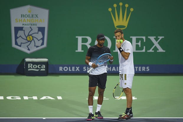 Action from 2019 Rolex Shanghai Masters, at Qi Zhong Tennis Centre (Photo by Lintao Zhang/Getty Images)