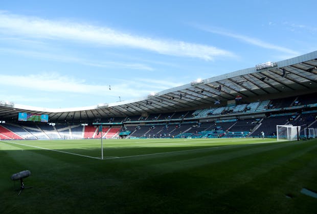 General view of Hampden Park before UEFA Euro 2020 match between Croatia and Scotland on June 22, 2021 (Photo by Luka Stanzl/Pixsell/MB Media/Getty Images)