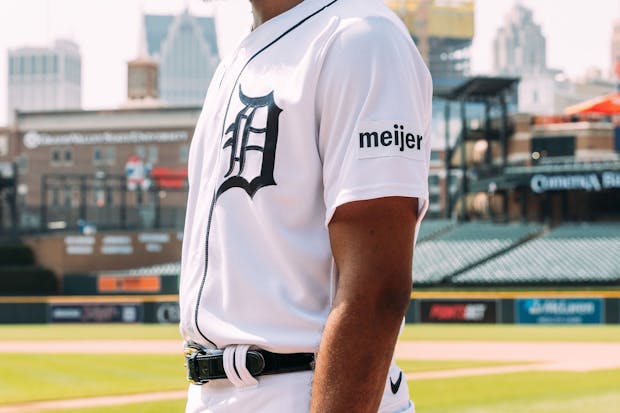 Detroit Tigers Meijer jersey patch (Credit: Tigers)
