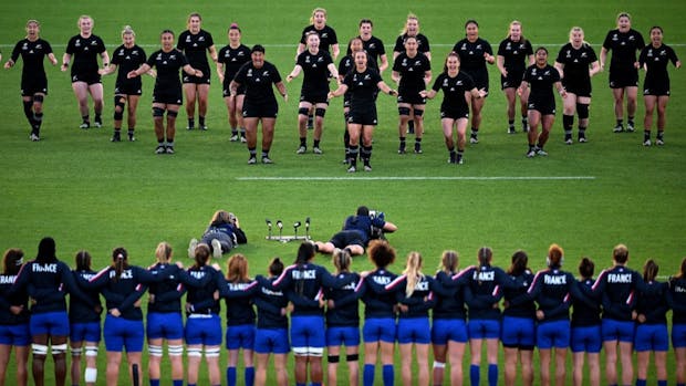 France take on the Black Ferns at the 2021 Women's Rugby World Cup in New Zealand (Photo: Joe Allison/Getty Images)