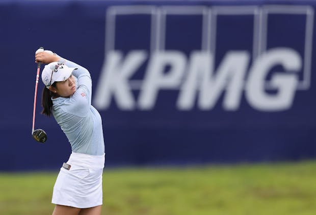 Rose Zhang of the US at the 202 KPMG Women's PGA Championship. (Photo by Christian Petersen/Getty Images)