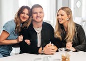 Detroit Lions defensive end Aidan Hutchinson with family. (Rocket Mortgage)